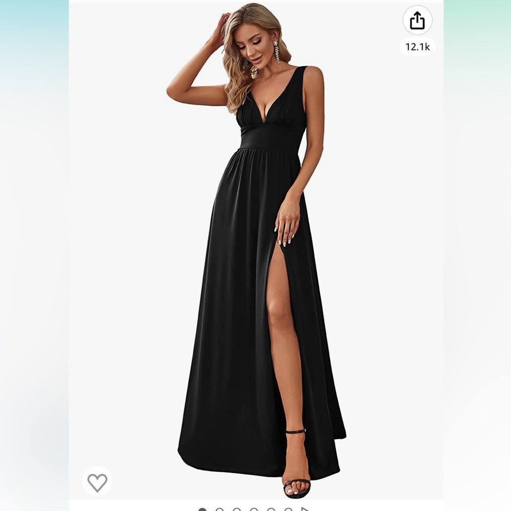 Black evening gown